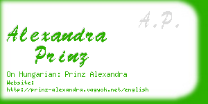 alexandra prinz business card